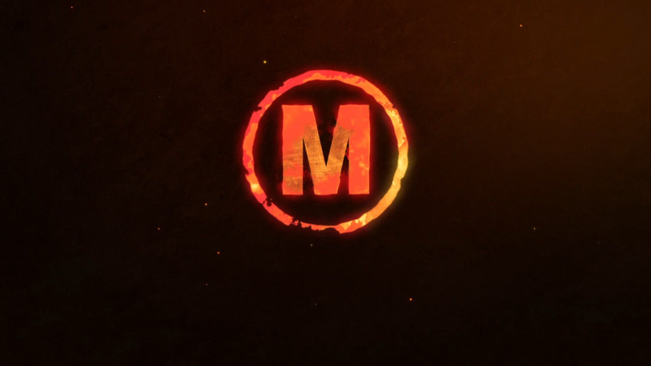 火焰粒子动画logo显示素材库精选AE模板