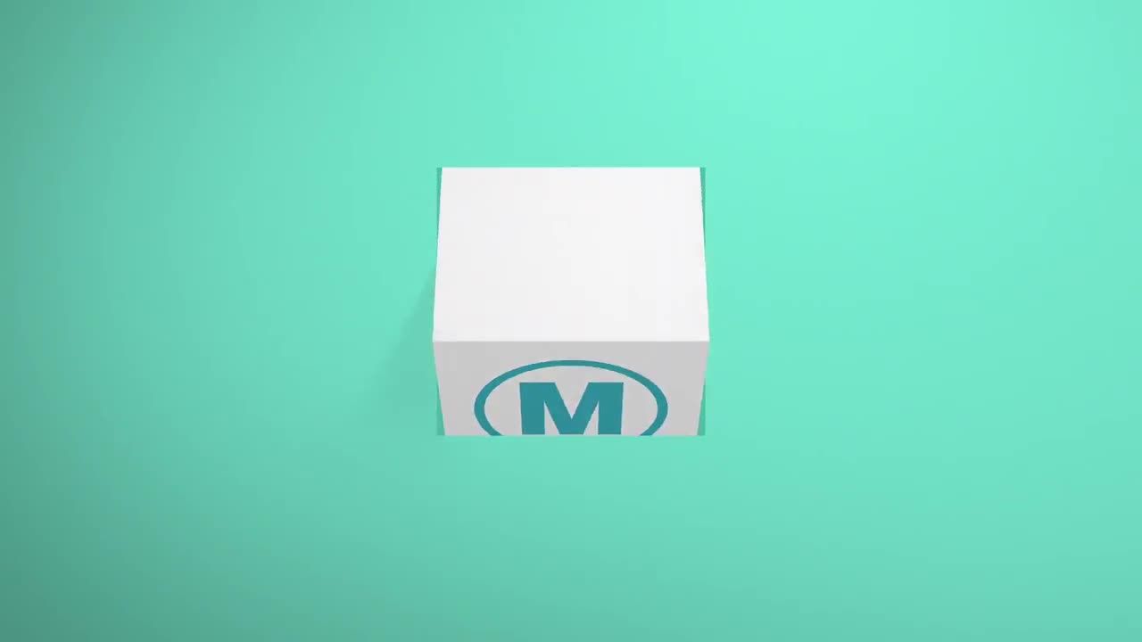 设计精美的翻转动画图形包ae模板