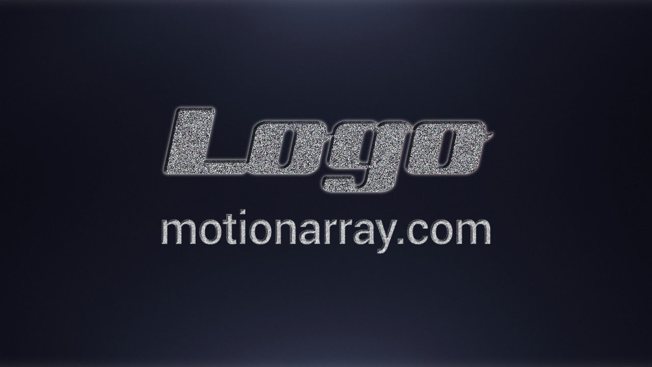 电视失真动画特效logo片头展示素材库精选AE模板