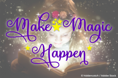 Make Magic Happen Font素材之家精选英文字体