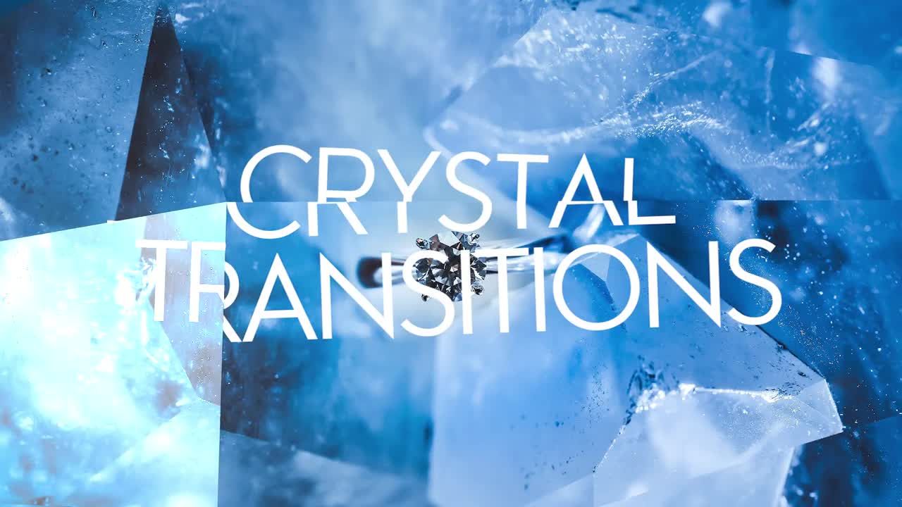 24个玻璃般的过渡幻灯片素材库精选PR模板