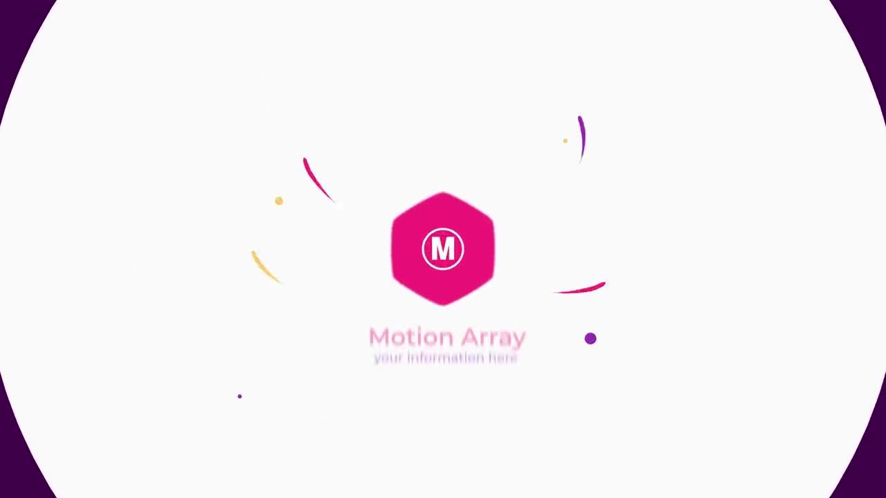 时尚快速充满活力动画标识素材库精选AE模板