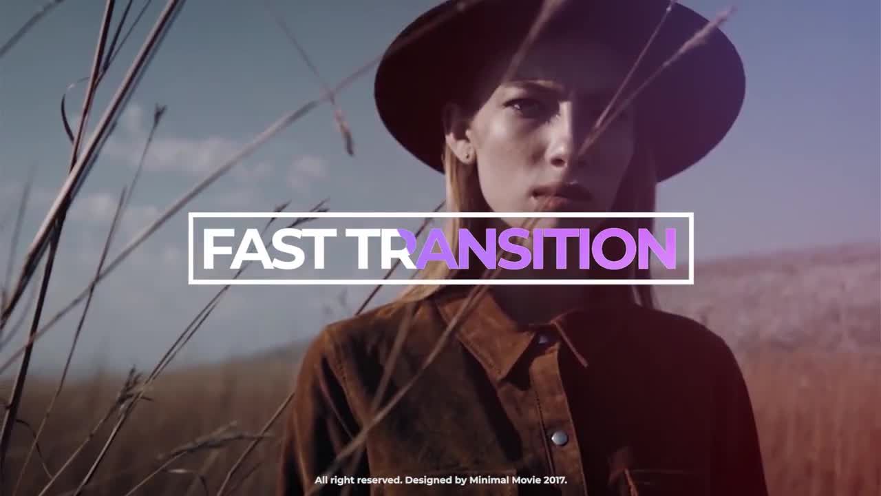 时尚独特多彩的动态开场白素材库推荐PR模板