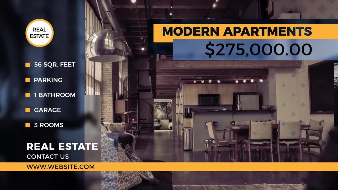 公司房地产促销素材库精选AE模板