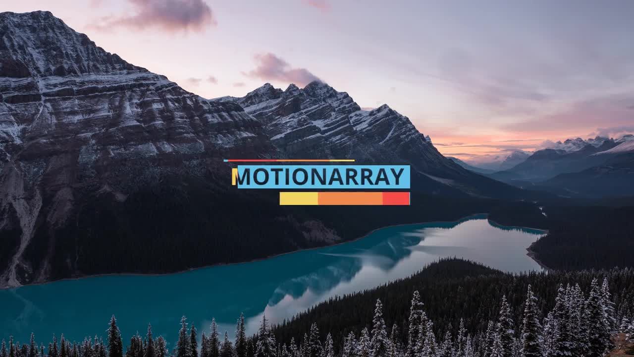 5个流畅的优雅多彩标题素材库推荐PR模板