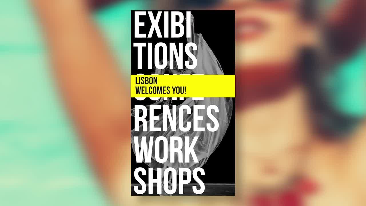 简约酷炫的INS时尚竖屏宣传动画素材库推荐PR模板