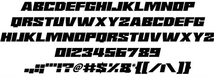 Saturn 3 font插图2