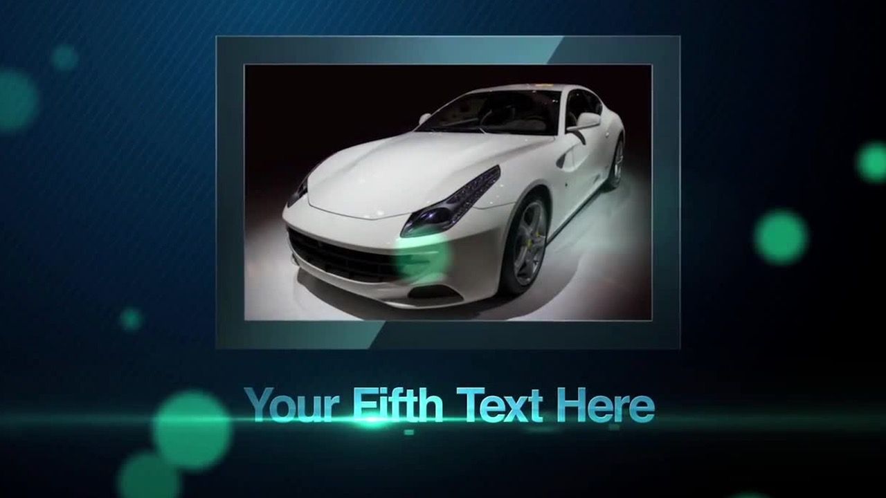 时尚飞越汽车宣传素材库精选AE模板FlyThrough