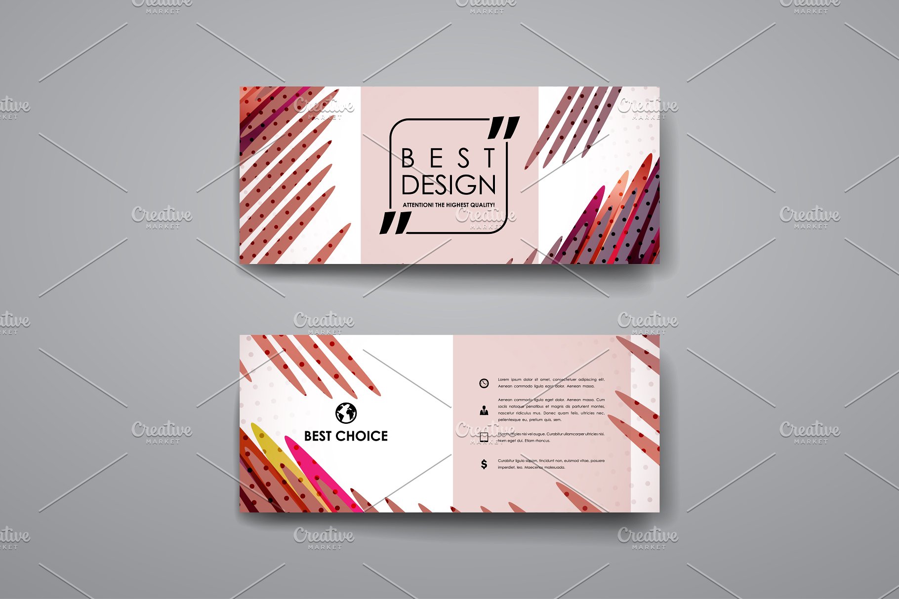 简约抽象样式标题&卡片模板 Beautiful Banners and Cards插图(9)