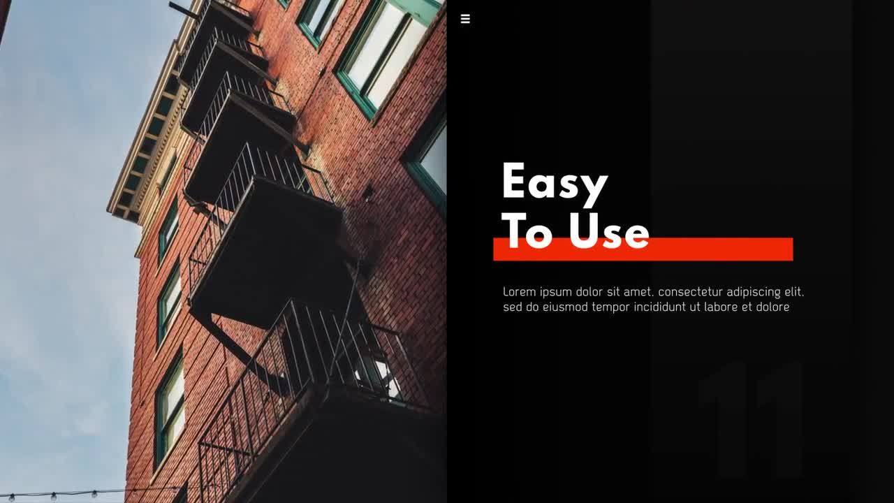 时尚简洁的企业介绍素材库精选AE模板