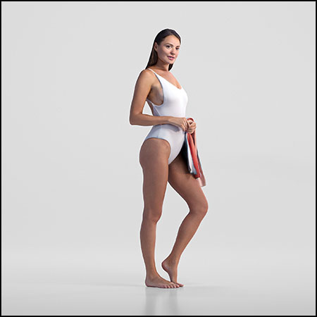 Elena穿泳衣的女人素材之家精选3D模型