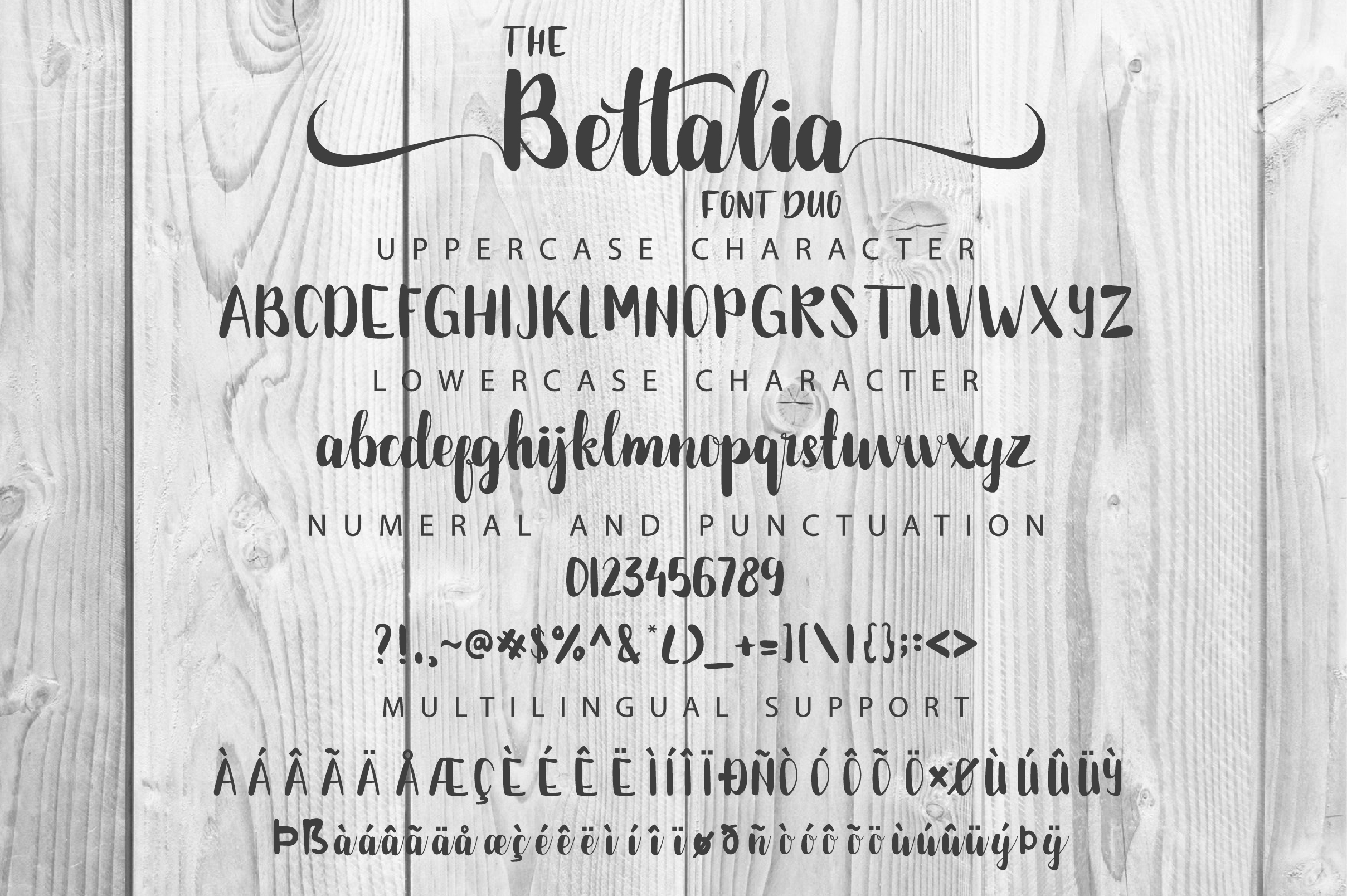 The Bettalia Font Duo插图2