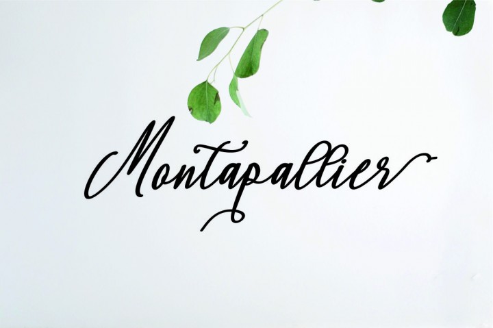 Montapallier Font duo素材之家精选英文字体