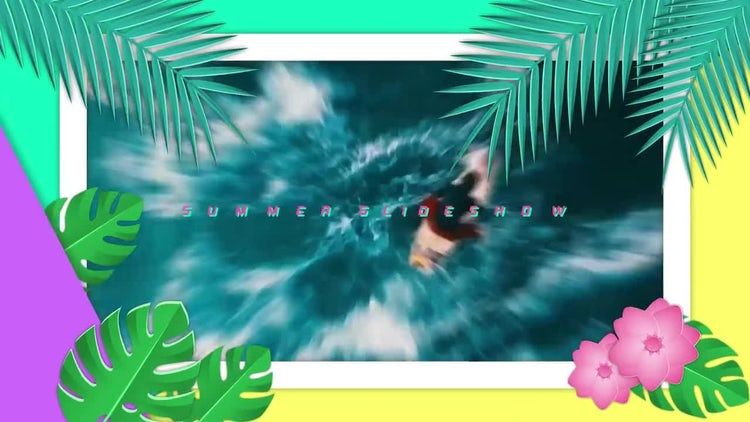 热带时尚动画素材库精选AE模板