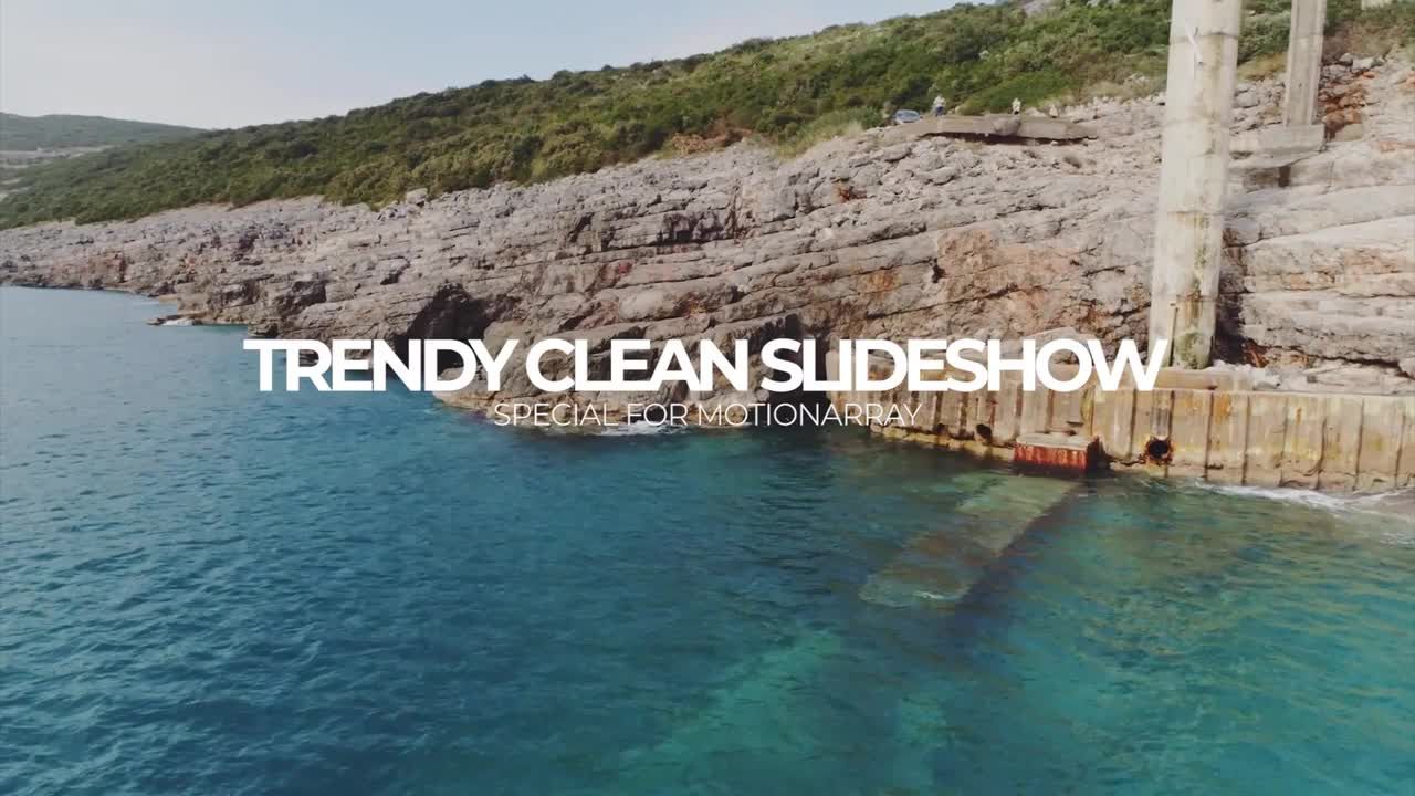 时尚干净的现代企业幻灯片介绍素材库精选pr模板