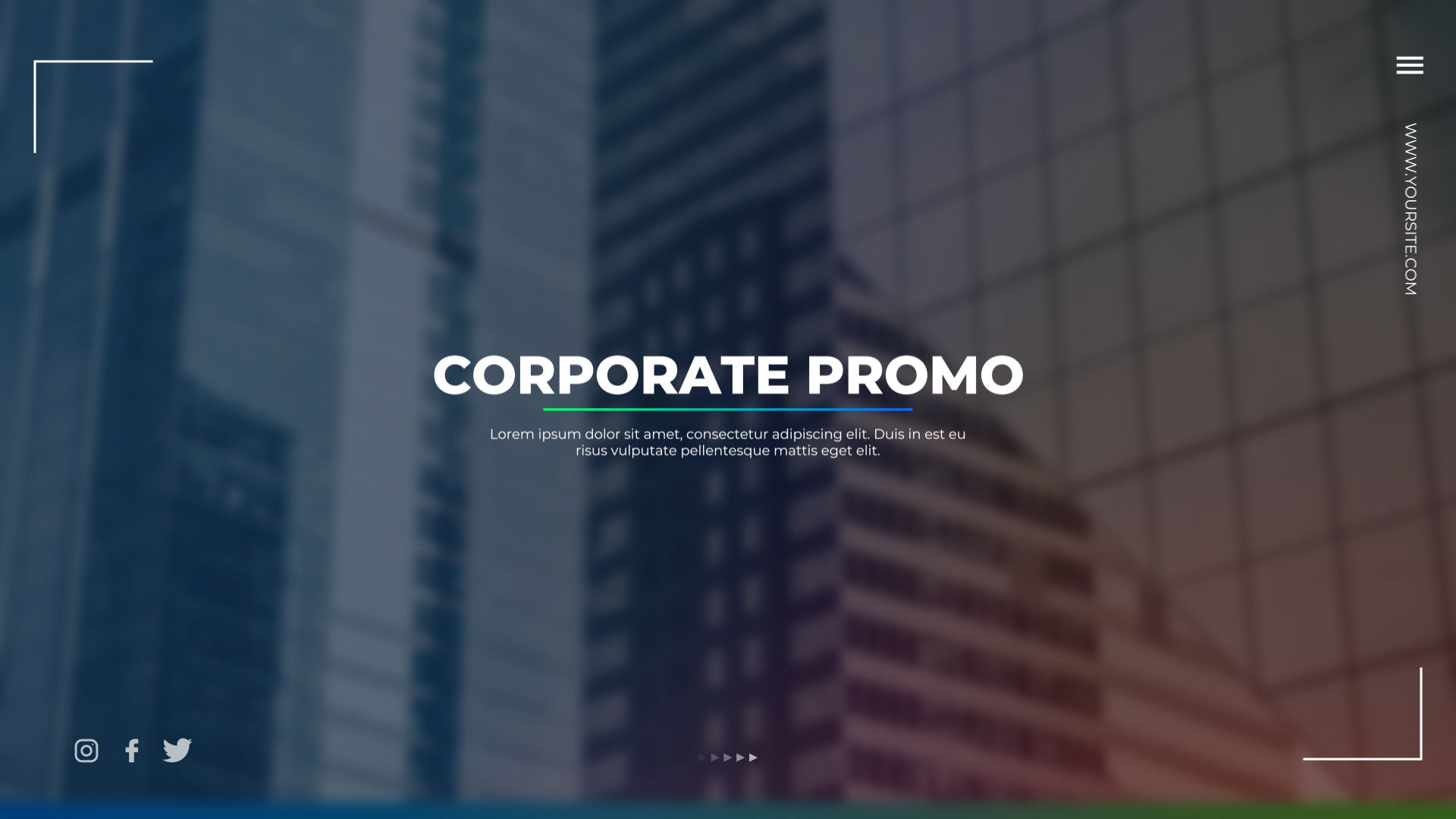 优雅动画的企业宣传介绍素材库精选pr模板