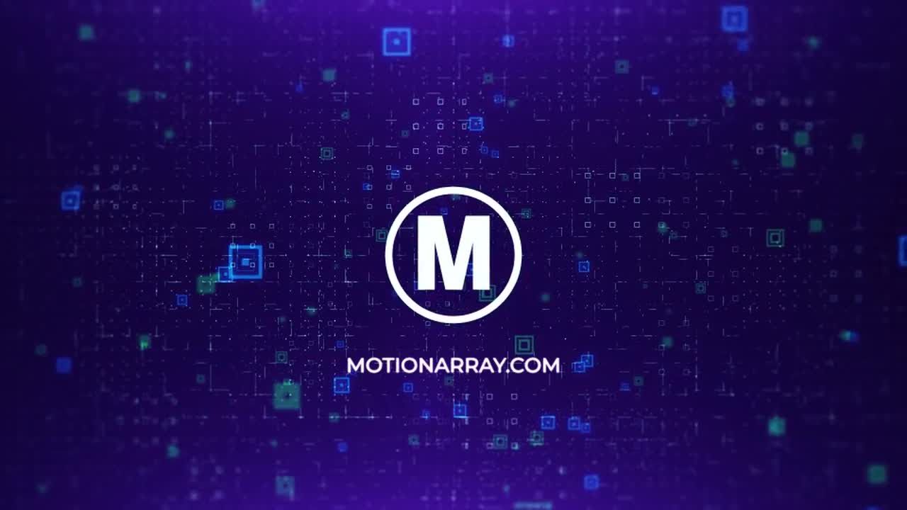 科技感Logo动画片头展示素材库精选AE模板