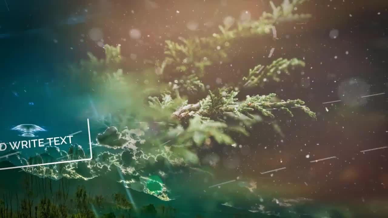 具有华丽的视觉效果的视差幻灯片素材库精选AE模板