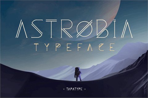 Astrobia font素材之家精选英文字体