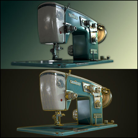 Sewing machine缝纫机素材之家精选3D模型