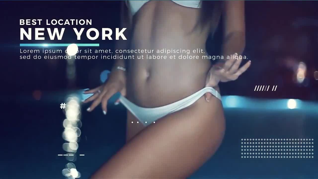 音乐节派对活动促销素材库精选AE模板