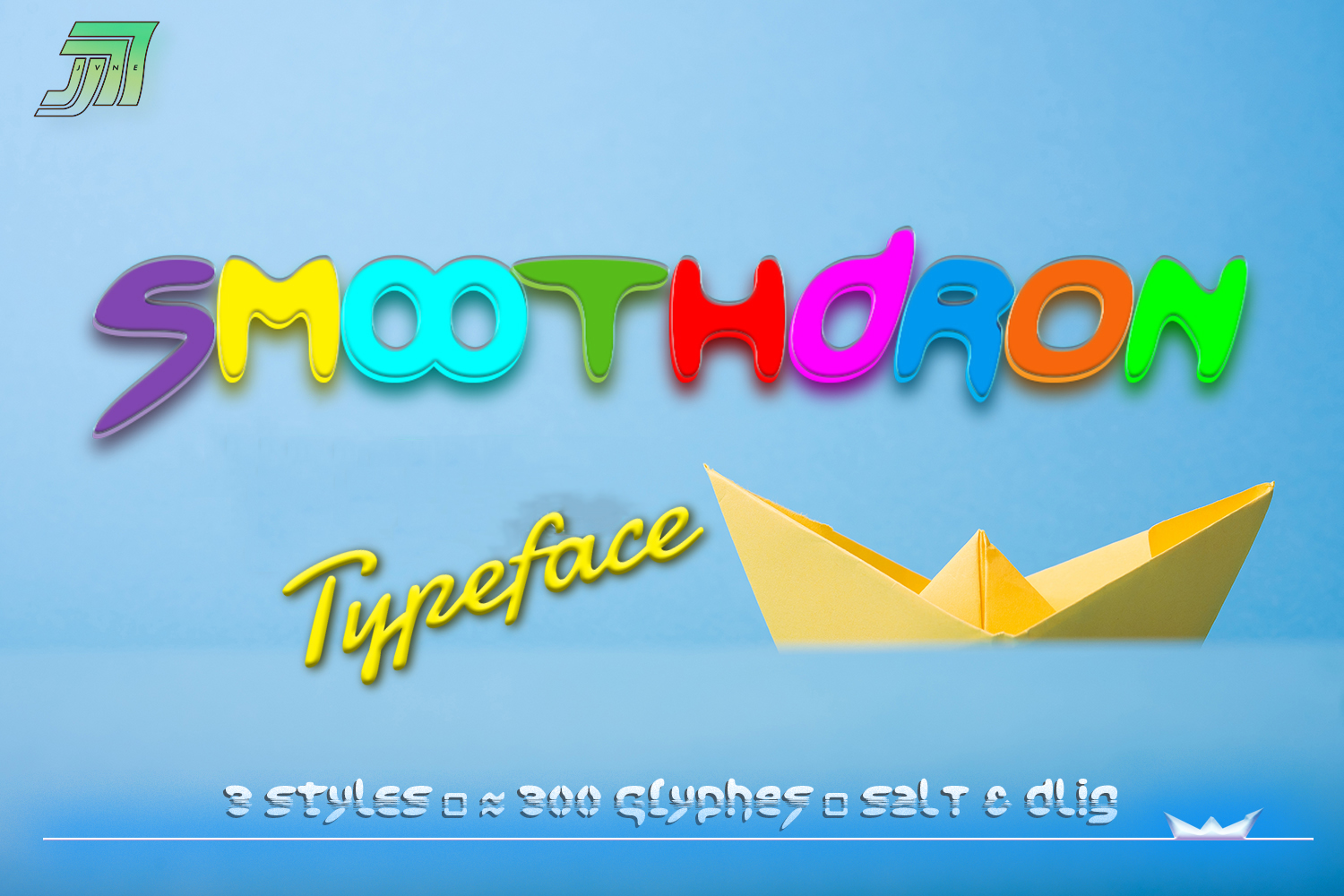 JVNE Smoothdron Font插图