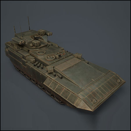 T15 Armata阿玛塔重型步兵战车素材之家精选3D模型