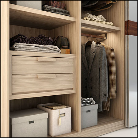 男士衣柜和男士服装素材之家精选3D模型