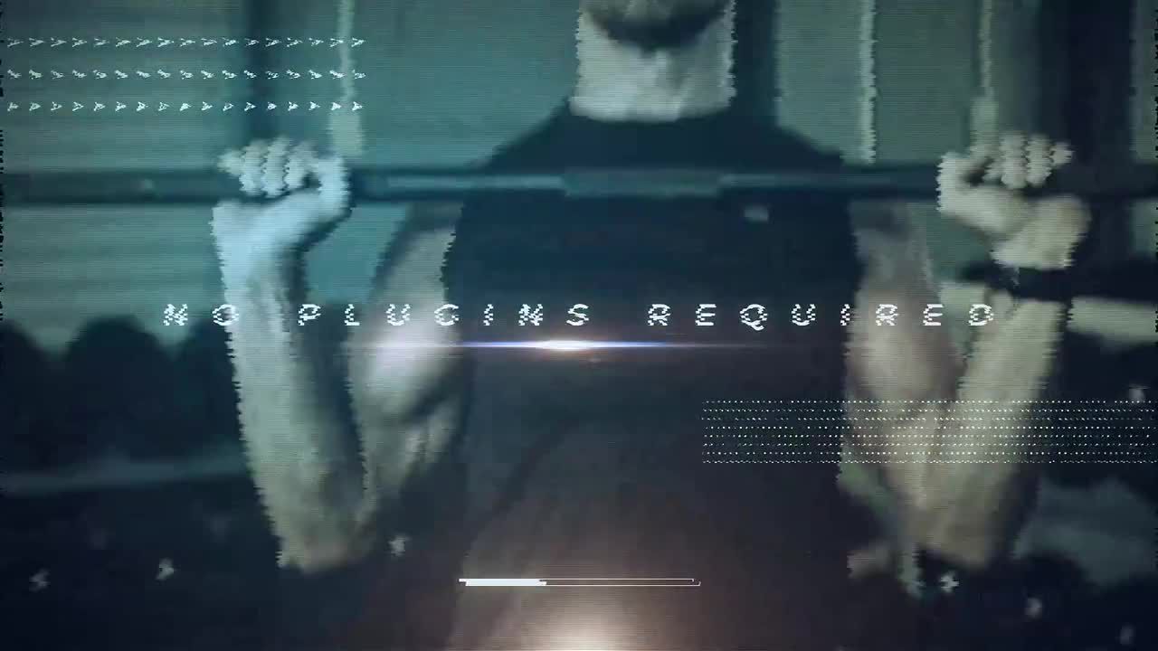 体育动作开场白转场过渡效果素材库精选AE模板