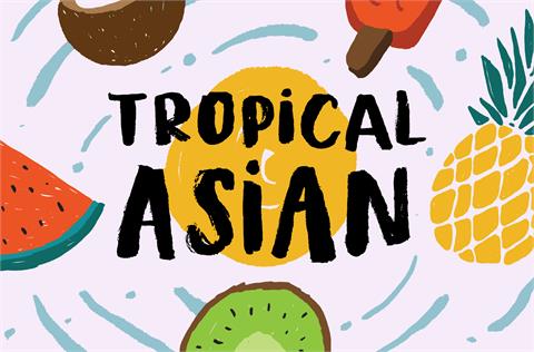 Tropical Asian DEMO font素材之家精选英文字体