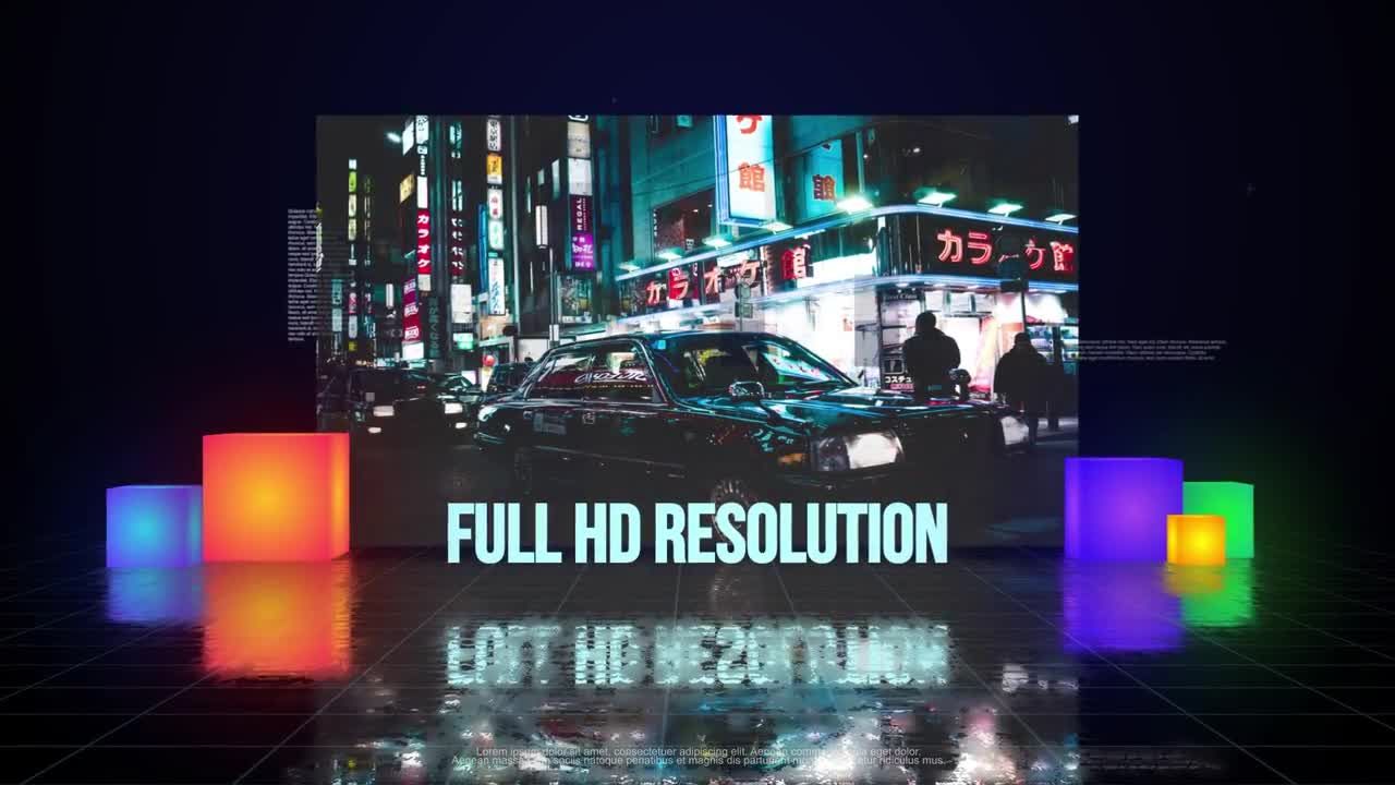 时尚幻灯片宣传动画素材库精选AE模板