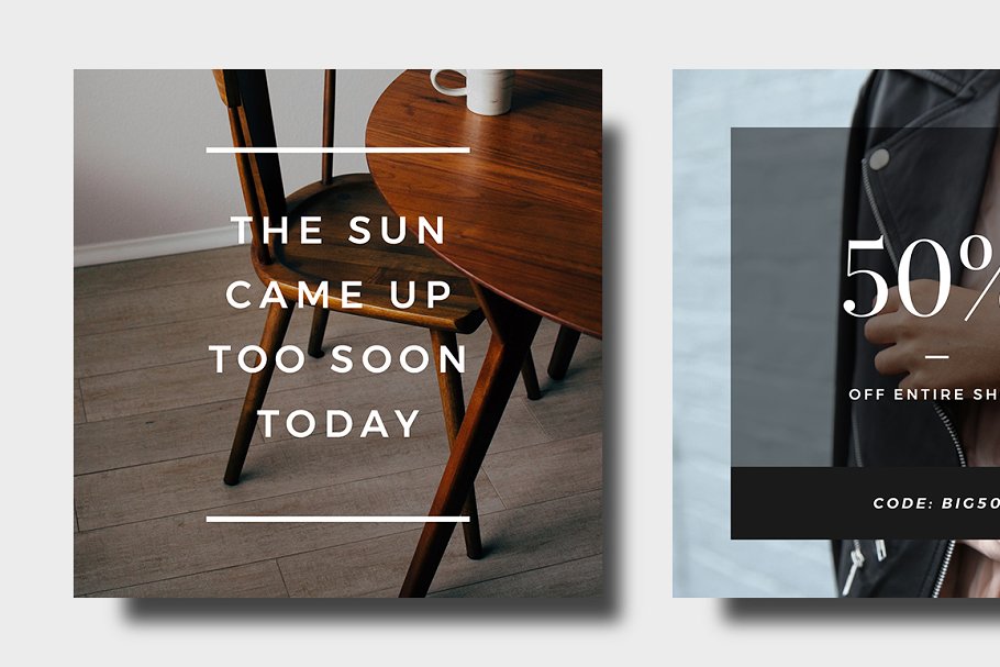 现代摩登社交媒体配图素材包 Modern Social Media Pack插图(1)