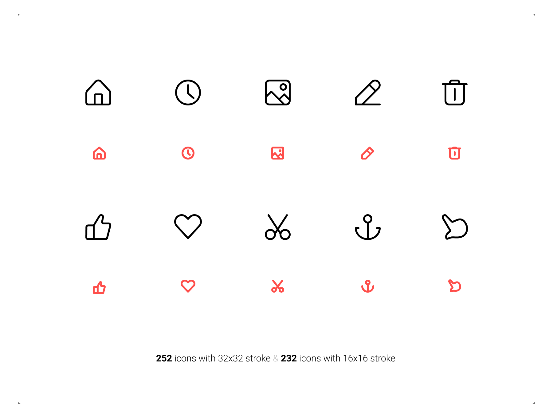 素材库下午茶：APP设计必备图标套装下载插图(1)