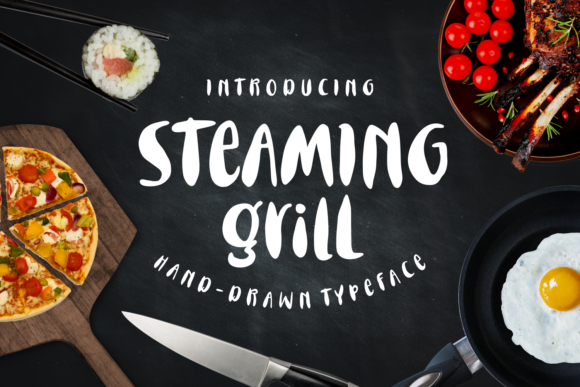 Steaming Grill Font素材之家精选英文字体