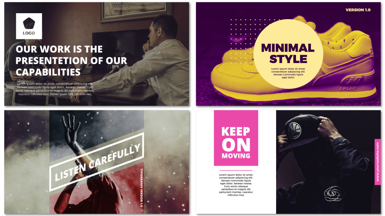 12个场景图文介绍素材库精选AE模板