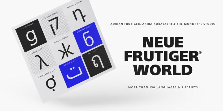 Neue Frutiger® World Font Family素材之家精选英文字体