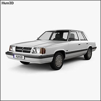 道奇Dodge Aries K sedan 1988 素材之家精选3D模型