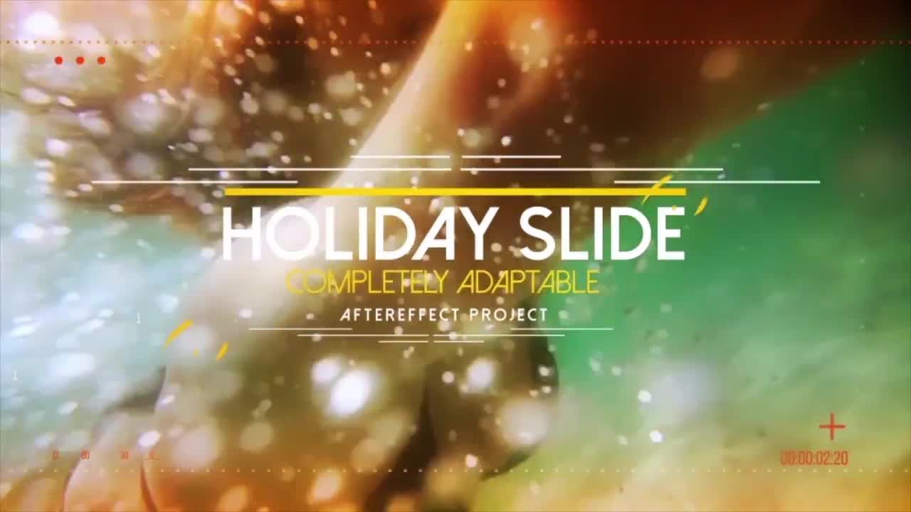 假期旅游照片墙相册片头素材库精选AE模板