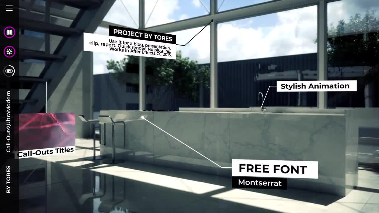 20个超现代呼叫自动缩放动态动画文本素材库精选AE模板