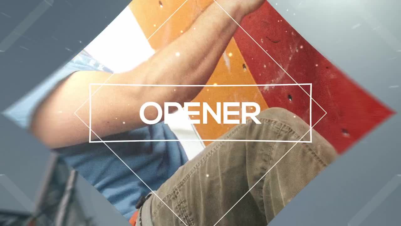 酷炫的菱形logo显示素材库精选AE模板