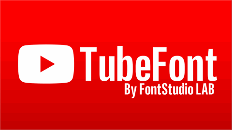 TubeFont素材之家精选英文字体