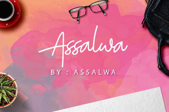 Assalwa Font素材之家精选英文字体