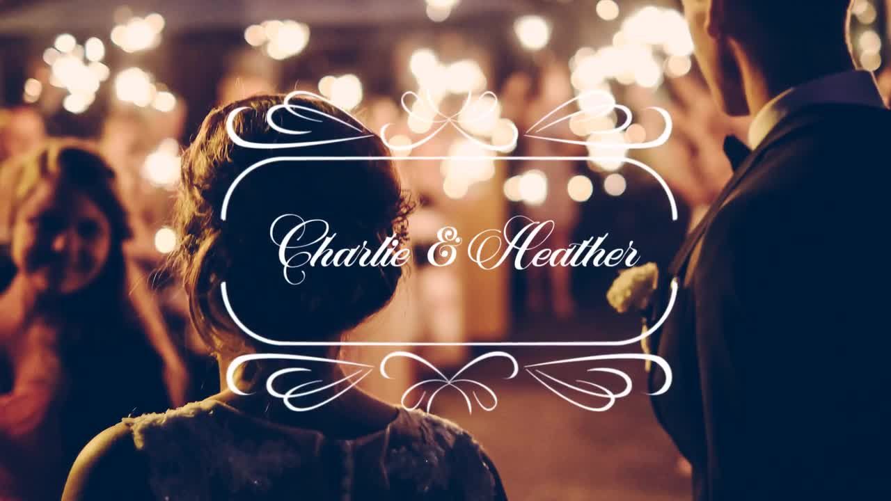 动态动画婚礼标题素材库精选AE模板