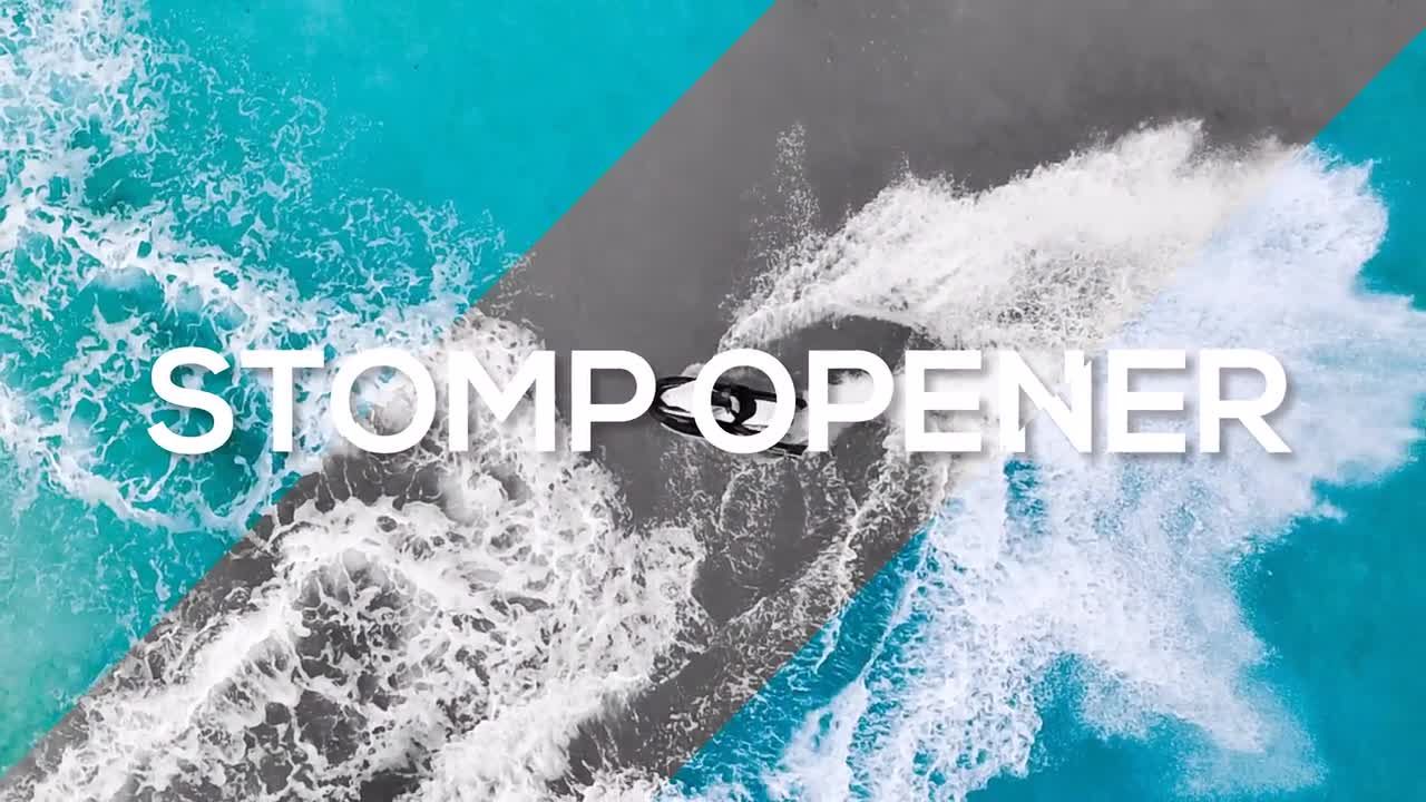 充满活力的图文拼贴快闪显示动画素材库精选AE模板