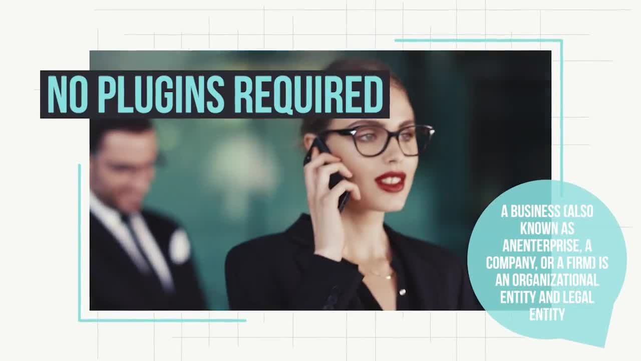 设计巧妙的商业宣传企业开启者素材库精选pr模板