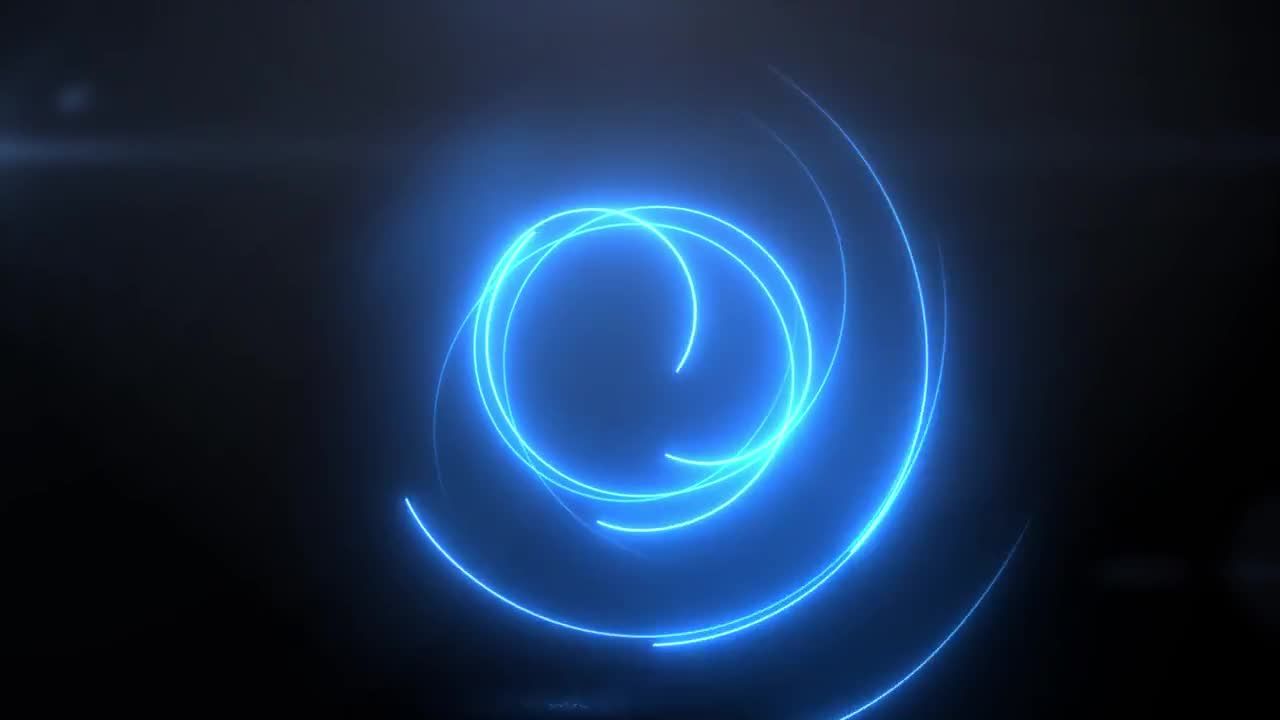 明亮动态的球状徽标动画展示素材库精选AE模板