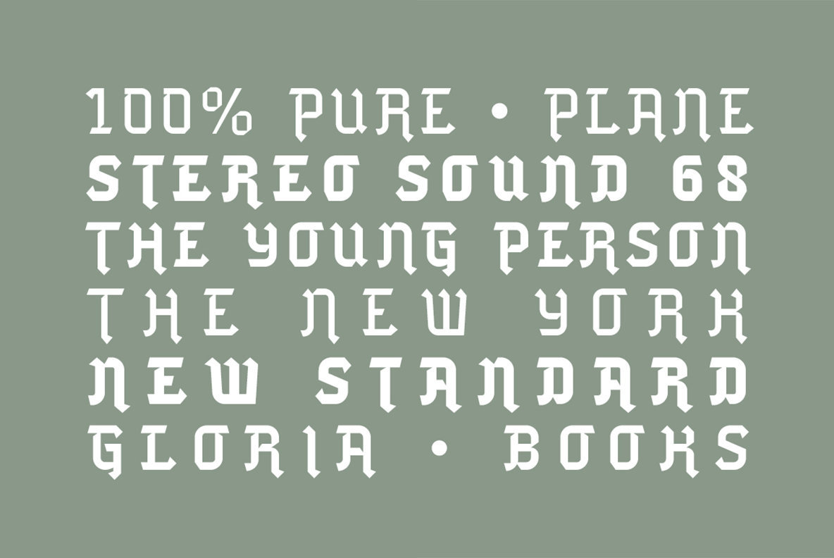 Blackhead Font Family插图3