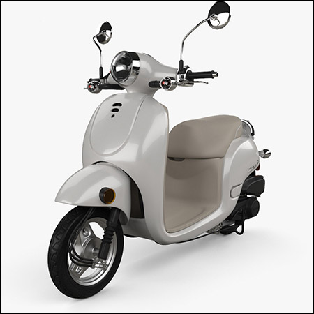 Honda Metropolitan (CHF50) 2013本田摩托车3D/C4D模型