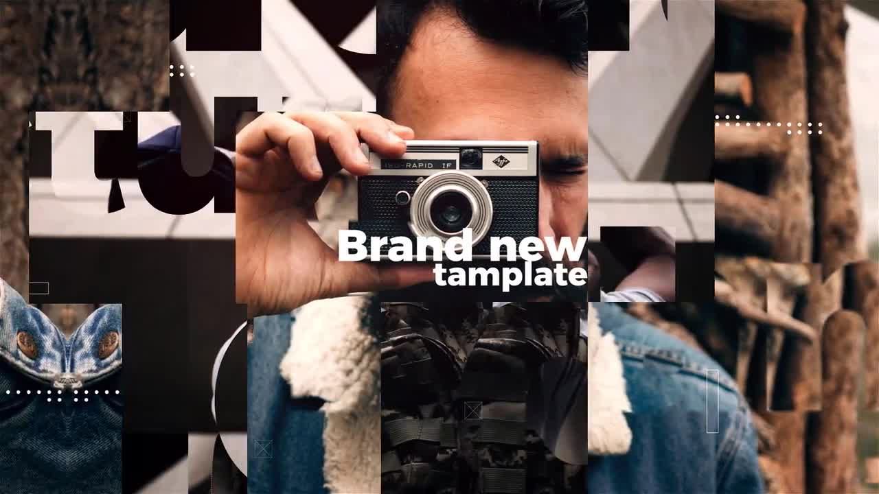 清洁现代幻灯片动画素材库精选AE模板