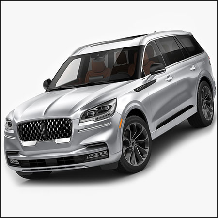 Lincoln Aviator 2020林肯越野汽车素材之家精选3D模型